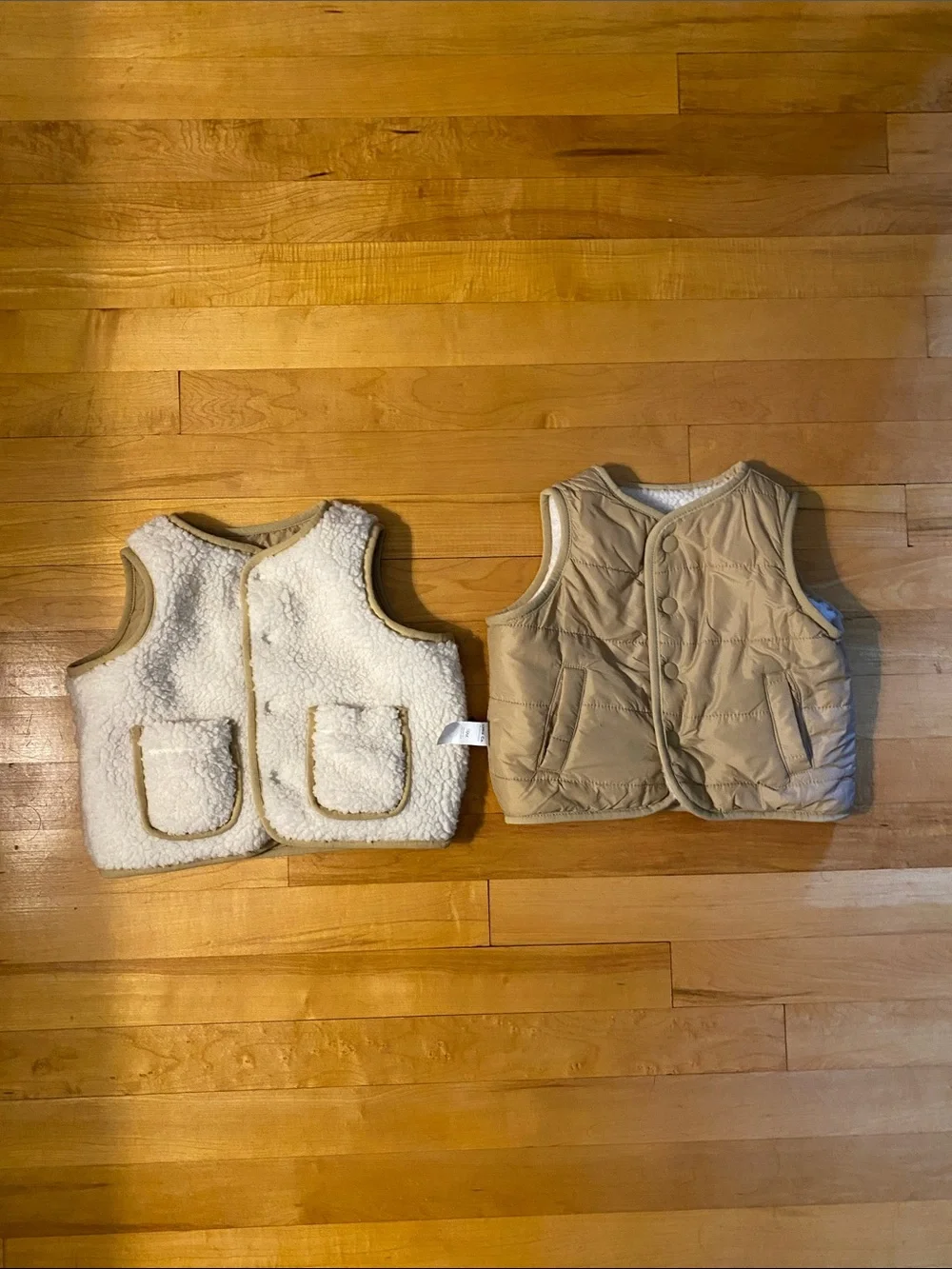 Little co by Lauren Conrad Kids Reversible Sherpa and Quilted Vest 18 mo